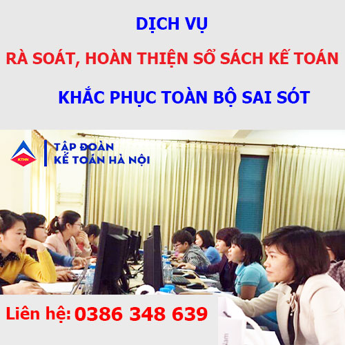 Dịch vụ rà soát sổ sách kế toán tại Thanh Trì Hà Nội Chuyên nghiệp Uy tín