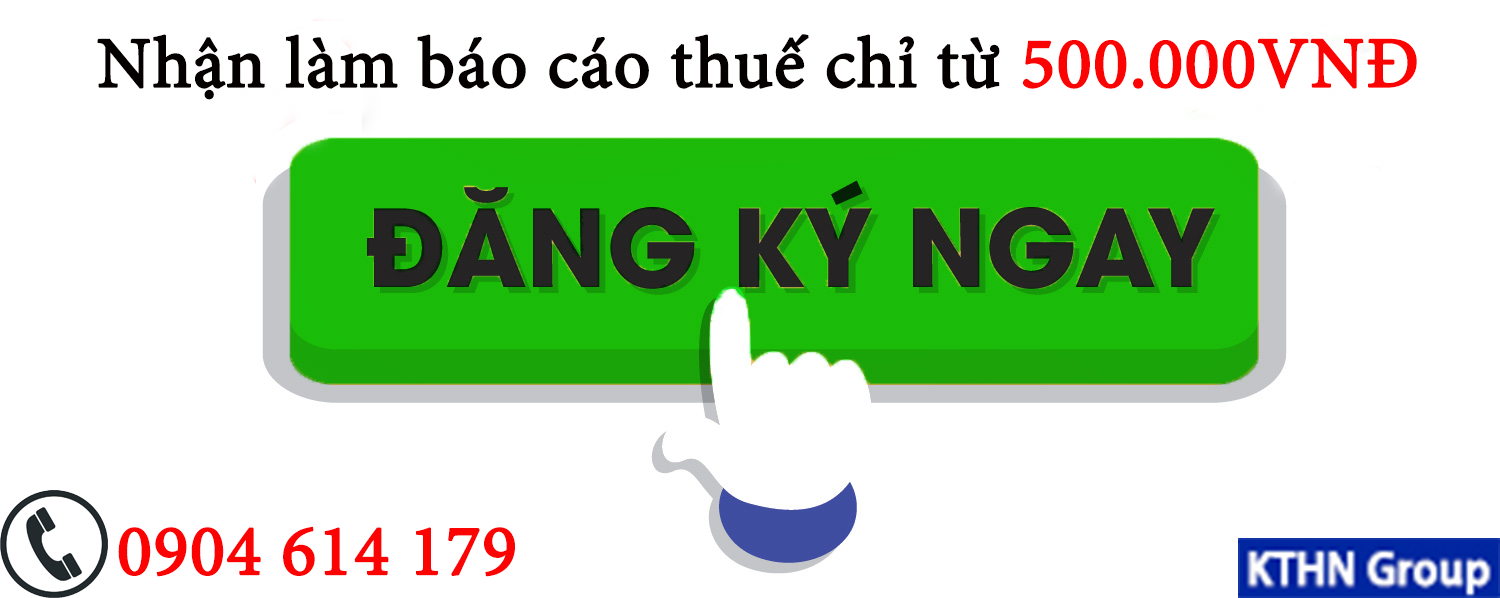 Nhận làm báo cáo thuế tại Thanh Xuân Hà Nội 