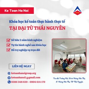 Khoa Hoc Ke Toan Thuc Hanh Thuc Te Tai Dinh Hoa Thai Nguyen