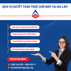 Dich Vu Quyet Toan Thue Cuoi Nam Tai Gia Lam
