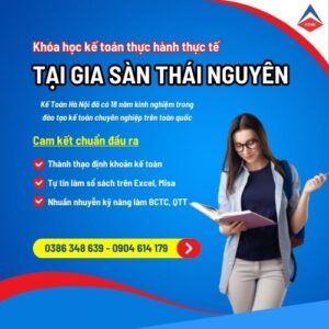 Khoa Hoc Ke Toan Thuc Hanh Thuc Te Tai Gia San Thai Nguyen