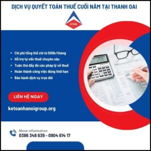 Dich Vu Quyet Toan Thue Cuoi Nam Tai Thanh Oai
