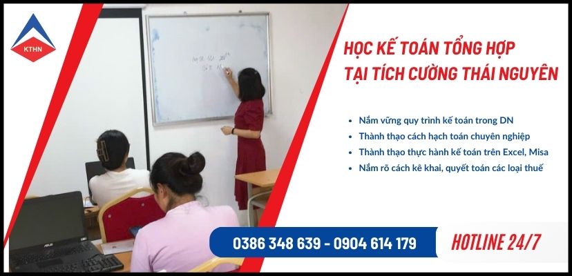 học kế toán tổng hợp tại Tích Cường Thái Nguyên