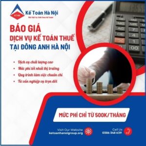 Bao Gia Dich Vu Ke Toan Thue Tai Dong Anh Ha Noi