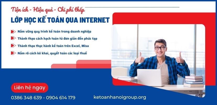 Lop Hoc Ke Toan Qua Internet Tai Ke Toan Ha Noi
