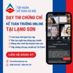 Dạy Thi Chứng Chỉ Kế Toán Trưởng Online Tại Lạng Sơn