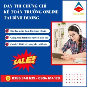 Day Thi Chung Chi Ke Toan Truong Online Tai Binh Duong