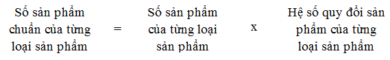 Tính giá thành sản xuất theo phương pháp hệ số DỄ HIỂU NHẤT