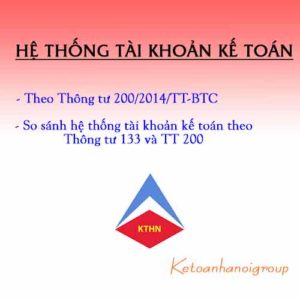 Hệ Thống Tài Khoản Kế Toán Theo Thông Tư 200