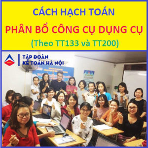 Hạch toán phân bổ công cụ dụng cụ theo TT133 và TT200