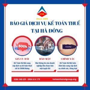 Bao Gia Dich Vu Ke Toan Thue Tai Ha Dong