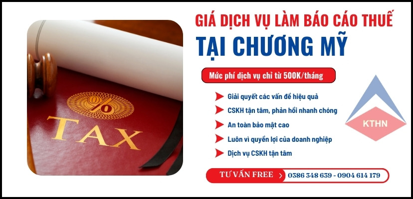 Gia Dich Vu Lam Bao Cao Thue