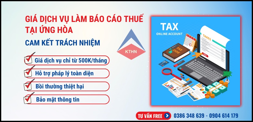 Gia Dich Vu Lam Bao Cao Thue