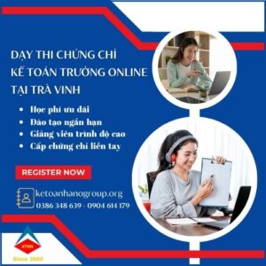 Day Thi Chung Chi Ke Toan Truong Online Tai Tra Vinh