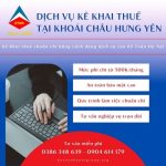 Dịch Vụ Kê Khai Thuế Tại Khoái Châu Hưng Yên