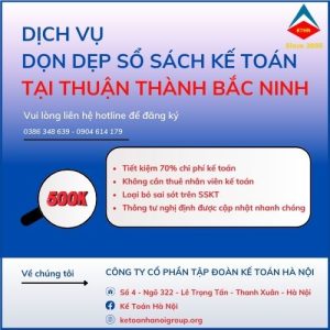 Dich Vu Don Dep So Sach Ke Toan Tai Thuan Thanh Bac Ninh