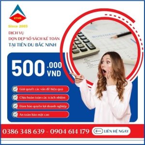 Dịch Vụ Dọn Dẹp Sổ Sách Kế Toán Tại Tiên Du Bắc Ninh