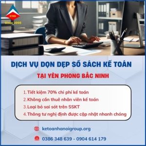 Dich Vu Don Dep So Sach Ke Toan Tai Yen Phong Bac Ninh