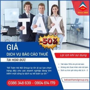 Gia Dich Vu Bao Cao Thue Tai Hoai Duc