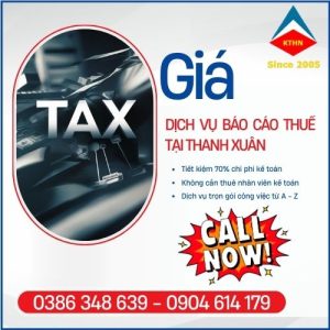 Gia Dich Vu Bao Cao Thue Tai Thanh Xuan