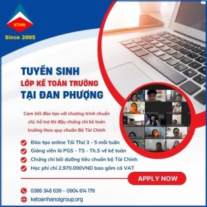 Tuyển Sinh Lớp Kế Toán Trưởng Tại Đan Phượng