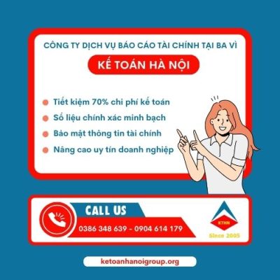 Công Ty Dịch Vụ Báo Cáo Tài Chính Tại Ba Vì Chuyên Nghiệp