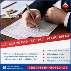 Gia Dich Vu Bao Cao Thue Tai Chuong My