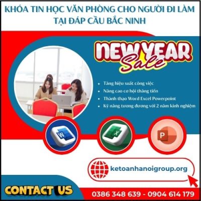 Khóa Tin Học Văn Phòng Cho Người đi Làm Tại Đáp Cầu Bắc Ninh