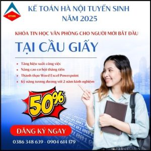 Khoa Tin Hoc Van Phong Cho Nguoi Moi Bat Dau Tai Cau Giay