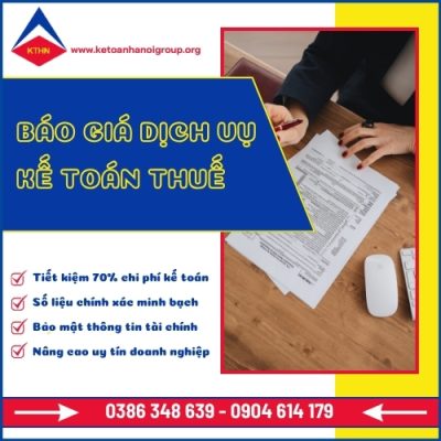 Báo Giá Dịch Vụ Kế Toán Thuế Tại Phúc Thọ Hà Nội