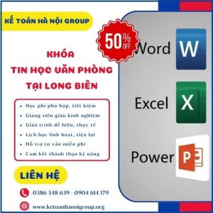 Khoa Tin Hoc Van Phong Cho Nguoi Moi Bat Dau Tai Long Bien