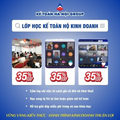 Lớp Học Kế Toán Hộ Kinh Doanh Tại Cà Mau Chuyên Nghiệp