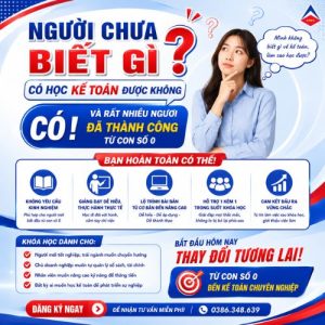 Người Chưa Biết Gì Có Học Kế Toán được Không?